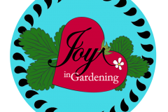 Joy in Gardening logo blue