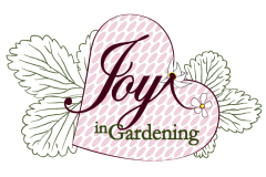 Joy in Gardening logo faded