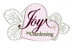 Joy in Gardening faded logo